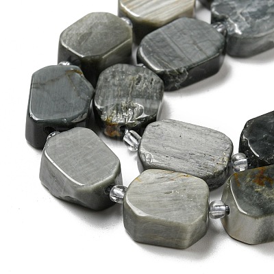 Natural Eagle Eye Stone Beads Strands G-G072-B01-01-1