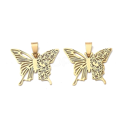 201 Stainless Steel Pendants STAS-K310-07G-1