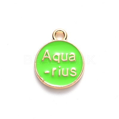 Alloy Enamel Pendants ENAM-S124-01B-06J-1