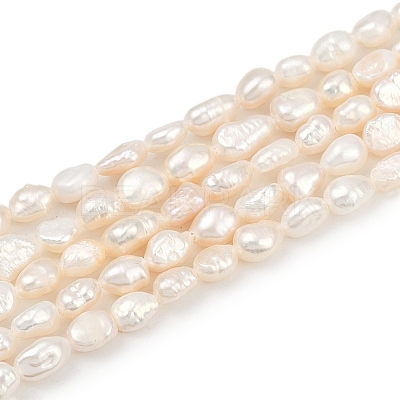 Natural Cultured Freshwater Pearl Beads Strands PEAR-P064-20G-02A-1