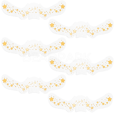 10Pcs Transfer Sticker Proof Removable Temporary Tattoos Stickers DIY-SP0003-65A-07-1