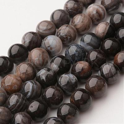 Natural Quartz Round Beads Strands G-K103-10mm-1