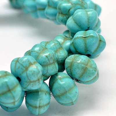 Dyed Synthetic Turquoise Bead Strands G-M148-06-C-1