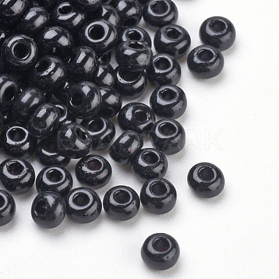 Baking Paint 8/0 Glass Seed Beads SEED-Q025-3mm-L05-1