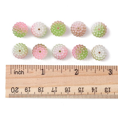Imitation Pearl Acrylic Beads OACR-FS0001-42B-1