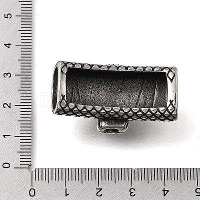 304 Stainless Steel Slide Charms STAS-F356-15AS-13-1