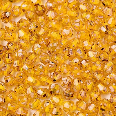 Picasso Baking Paint Glass Seed Beads SEED-N007-37K-1