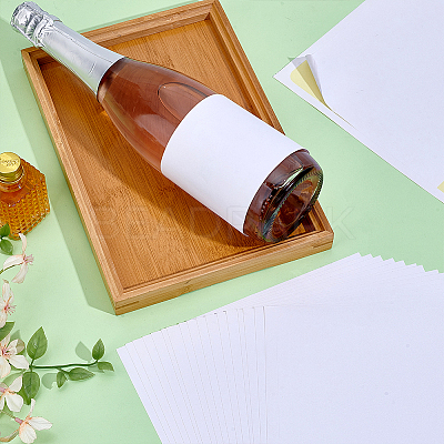Wine Blank Adhesive Label DIY-WH0060-63B-01-1