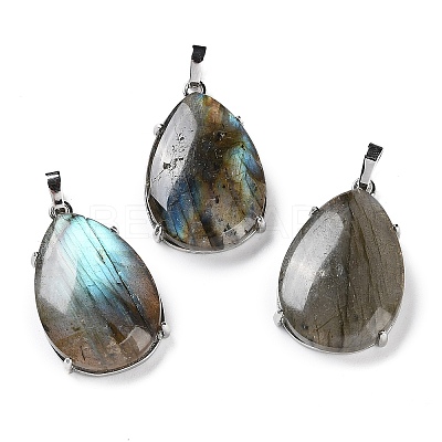Natural Mixed Stone Pendants G-U002-01P-1