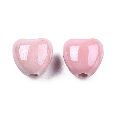 Pearlized Handmade Porcelain Beads X1-PORC-T007-21-12-1