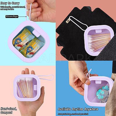 Multifunctional Plastic Pocket-Sized Push Switch Organizers Case CON-WH20006-004D-1
