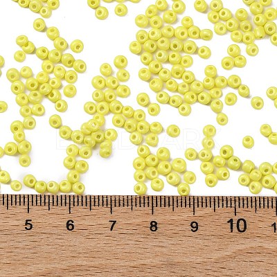 8/0 Baking Paint Glass Seed Beads SEED-M012-02A-48-1