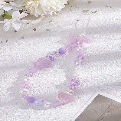 1Pc Resin Mobile Straps AJEW-LP0004-55B-1
