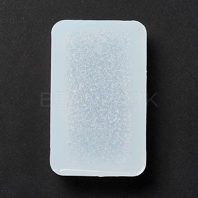 Imitation Embedded Rhinestone Rectangle Pendant Silicone Molds DIY-I090-11-1