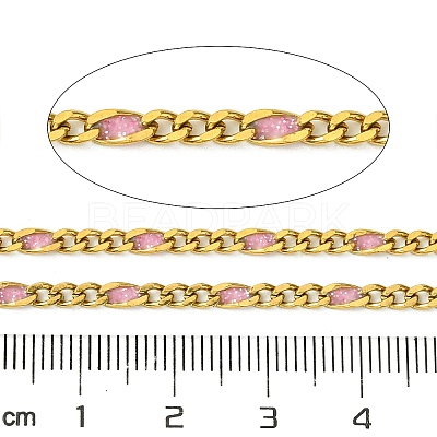 Ion Plating(IP) 304 Stainless Steel Enamel Chains CHS-Q005-06G-04-1