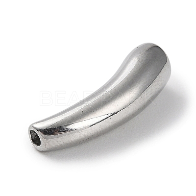 Non-Tarnish 304 Stainless Steel Tube Beads STAS-P328-09P-1