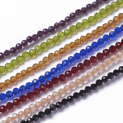 Glass Beads Strands G-F596-47-2mm-1