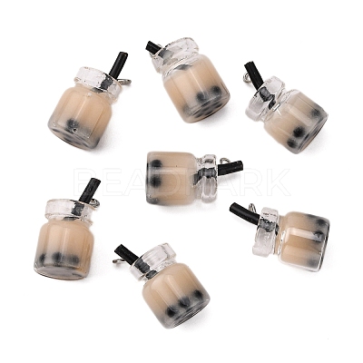 Glass Bottle Pendants X-CRES-S359-01B-1