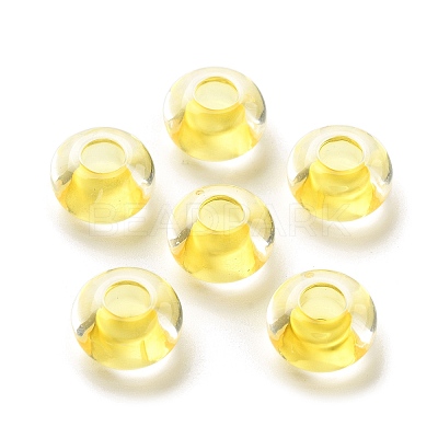 Transparent Acrylic European Beads TACR-P009-C01-02-1