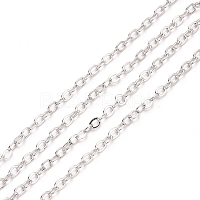 Brass Cable Chains CHC-T008-06A-P-1