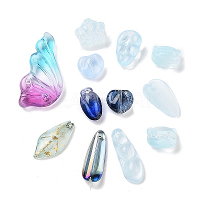 Mixed Styles & Shapes Glass Cabochons/Pendants/Links/Beads GLAA-MSMC006-01C-1