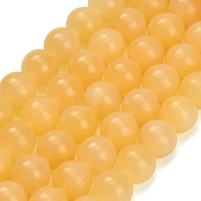Natural Yellow Calcite Beads Strands GG-CBAA3AB-02-10mm-1