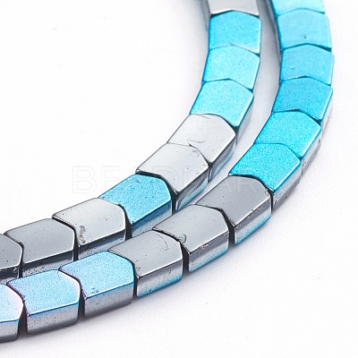 Electroplated Non-magnetic Synthetic Hematite Beads Strands G-L562-02-1