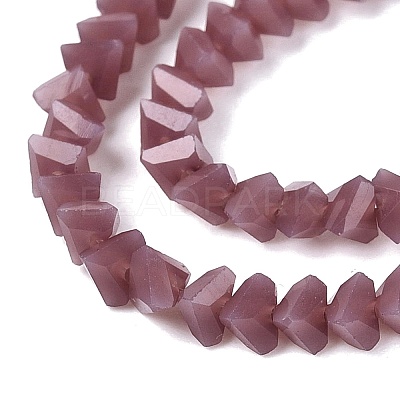 Opaque Glass Beads Strands GLAA-N019-3mm-13-1