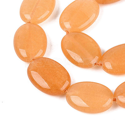 Dyed Natural White Jade Beads Strands G-N370-01A-12-1
