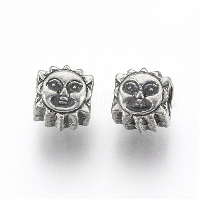 Alloy European Beads PALLOY-E450-55AS-A-1