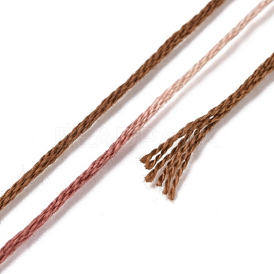 10 Skeins 6-Ply Polyester Embroidery Floss OCOR-K006-A10-1