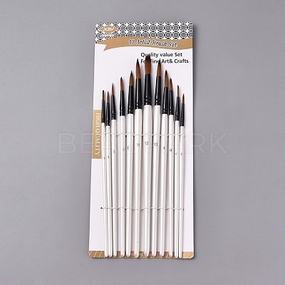 Wood Handle Paint Brushes Set TOOL-L006-04-1