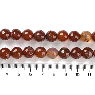 Natural Agate Beads Strands G-M437-B01-01K-1