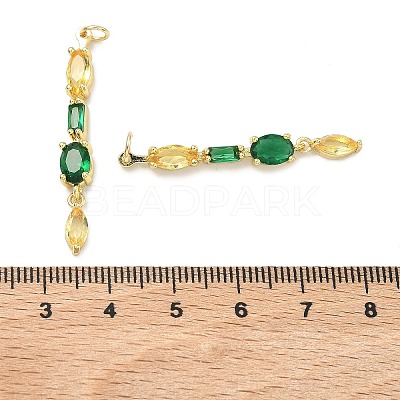 Brass Micro Pave Cubic Zirconia Pendants KK-H259-12C-G02-1
