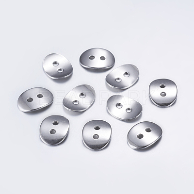 Tarnish Resistant 304 Stainless Steel Buttons X-STAS-L198-04P-1