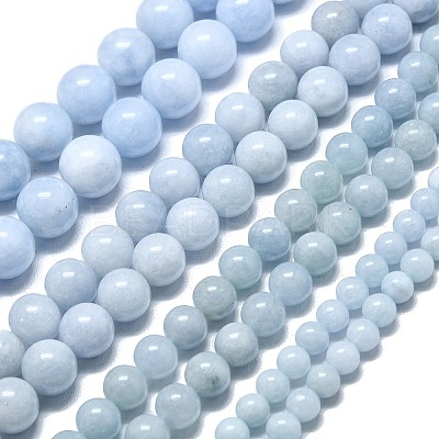 Natural Malaysia Jade Beads Strands G-L645-A01-6mm-16-1