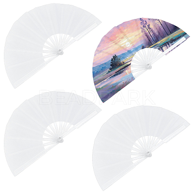 Cloth Hand Held Fan DIY-WH0579-95C-1