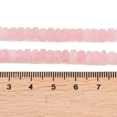 Natural Rose Quartz Beads Strands G-G317-A20-3X6MM-1