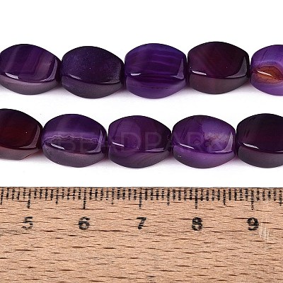 Natural Agate Beads Strands G-Q604-02A-08-1