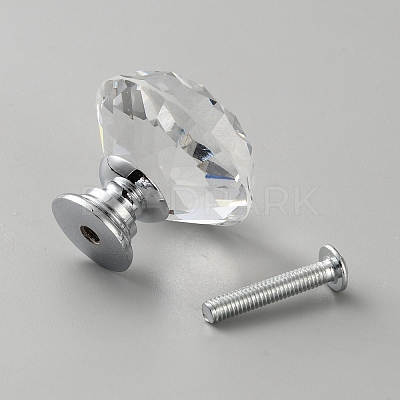Glass & Aluminium Alloy Cabinet Handles AJEW-WH20018-177P-01-1