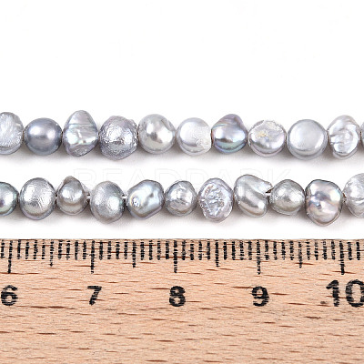 Natural Cultured Freshwater Pearl Beads Strands PEAR-N014-04I-01-1