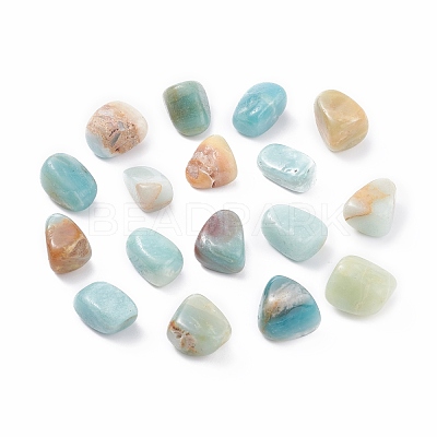 Natural Flower Amazonite Beads G-K302-A07-1