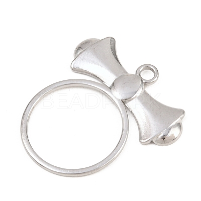 304 Stainless Steel Pendants STAS-L313-05F-P-1