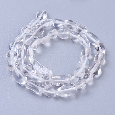 Natural Quartz Crystal Beads Strands G-P433-21-1