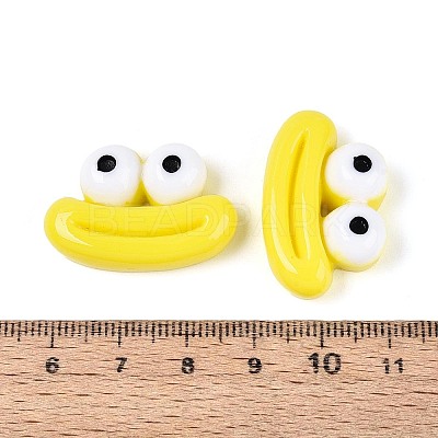 Opaque Resin Decoden Cabochons RESI-N051-15E-1