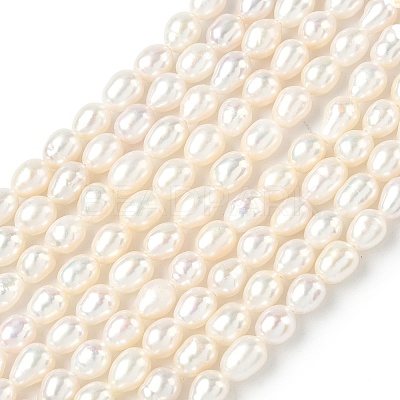 Natural Cultured Freshwater Pearl Beads Strands PEAR-C004-03-1