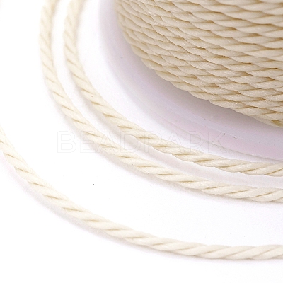 Round Waxed Polyester Cord X-YC-G006-01-1.0mm-12-1