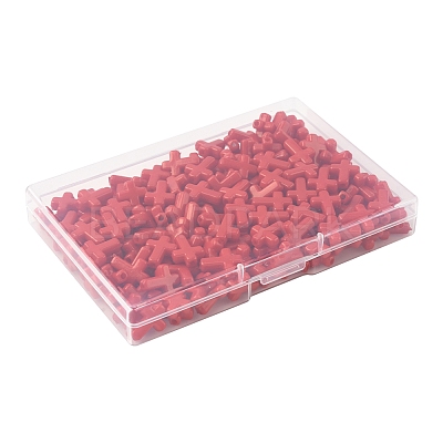 200Pcs Opaque Acrylic Beads SACR-FS0001-40A-1