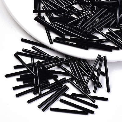Glass Bugle Beads SEED-S043-01A-01-1