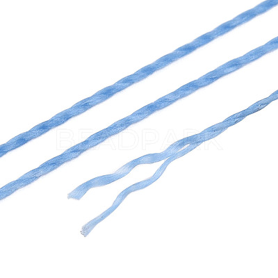 2-Ply Round Waxed Cotton Thread Cords YC-T004-01A-20-1